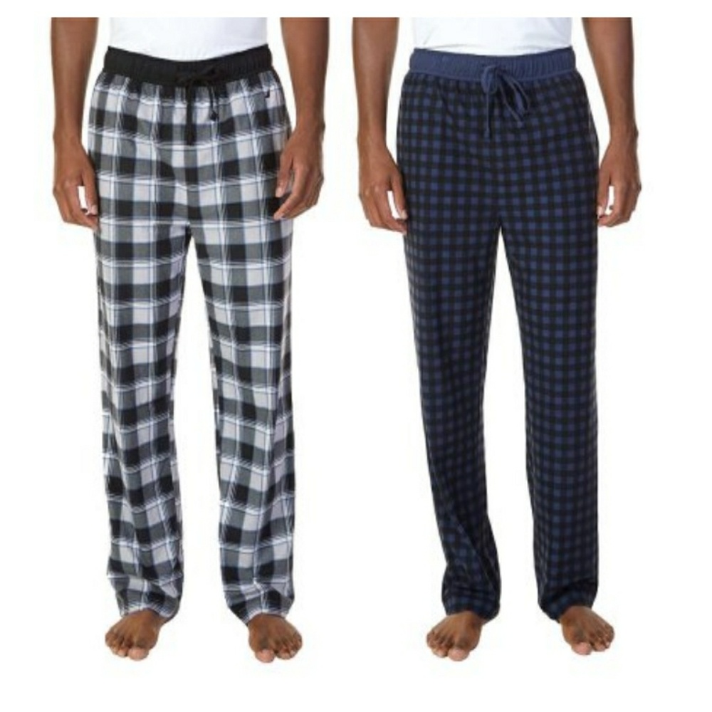 Nautica men's 2 pack fleece sleepwear pants